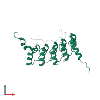 Ankyrin repeat family A protein 2 in PDB entry 4qqi, assembly 1, front view.