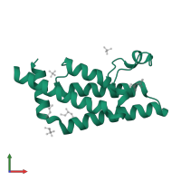 ATPase family AAA domain-containing protein 2 in PDB entry 4qsr, assembly 1, front view.