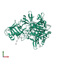 Nicastrin in PDB entry 4r12, assembly 1, front view.