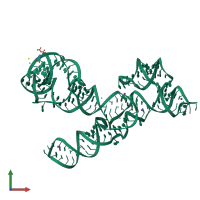 PDB entry 4r4v coloured by chain, front view.