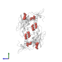 Modified residue MSE in PDB entry 4rfa, assembly 1, side view.