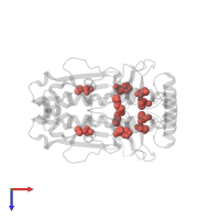 Modified residue MSE in PDB entry 4rfa, assembly 1, top view.