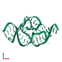 Monomeric assembly 1 of PDB entry 4rge coloured by chemically distinct molecules, front view.