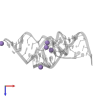 MANGANESE (II) ION in PDB entry 4rgf, assembly 1, top view.