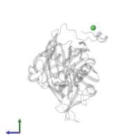 NICKEL (II) ION in PDB entry 4rro, assembly 1, side view.