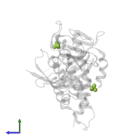 SULFATE ION in PDB entry 4rv6, assembly 2, side view.