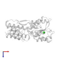 CHLORIDE ION in PDB entry 4rxm, assembly 2, top view.