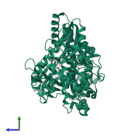 RNA-directed RNA polymerase in PDB entry 4ry5, assembly 1, side view.