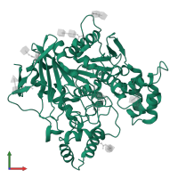 Cholinesterase in PDB entry 4tpk, assembly 1, front view.