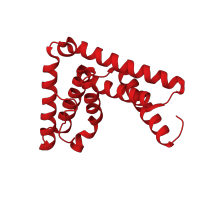 The deposited structure of PDB entry 4txq contains 2 copies of CATH domain 1.25.40.270 (Serine Threonine Protein Phosphatase 5, Tetratricopeptide repeat) in Vacuolar protein sorting-associated protein VTA1 homolog. Showing 1 copy in chain A.