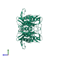 PIPK domain-containing protein in PDB entry 4tz7, assembly 1, side view.