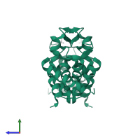 Centrosome-associated zinc finger protein CP190 in PDB entry 4u77, assembly 1, side view.