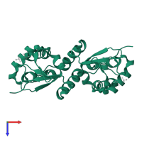 Centrosome-associated zinc finger protein CP190 in PDB entry 4u77, assembly 1, top view.