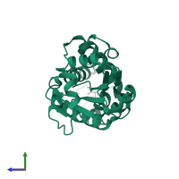 Protein CbbY in PDB entry 4uar, assembly 1, side view.