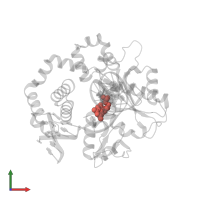 Modified residue 8OG in PDB entry 4ubb, assembly 1, front view.