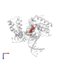 Modified residue 8OG in PDB entry 4ubb, assembly 1, top view.