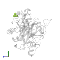 PHOSPHATE ION in PDB entry 4ud9, assembly 1, side view.