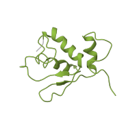 The deposited structure of PDB entry 4ug0 contains 1 copy of Pfam domain PF03501 (Plectin/S10 domain) in Small ribosomal subunit protein eS10. Showing 1 copy in chain DB [auth SK].