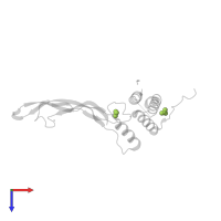 NITRATE ION in PDB entry 4ui1, assembly 1, top view.