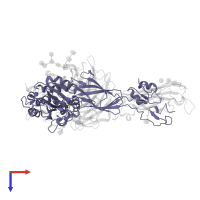Integrin beta-6 in PDB entry 4um9, assembly 1, top view.