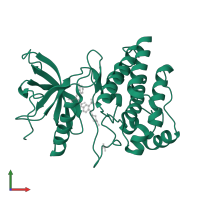 Fibroblast growth factor receptor 4 in PDB entry 4uxq, assembly 1, front view.