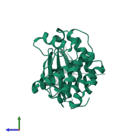 Aurora kinase A in PDB entry 4uzh, assembly 1, side view.