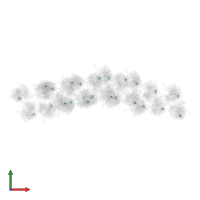 Ribosomal protein L15 in PDB entry 4v3p, assembly 1, front view.