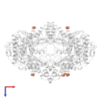 GLYCEROL in PDB entry 4v3u, assembly 1, top view.