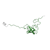 The deposited structure of PDB entry 4v7j contains 2 copies of Pfam domain PF00164 (Ribosomal protein S12/S23) in Small ribosomal subunit protein uS12. Showing 1 copy in chain K [auth Al].