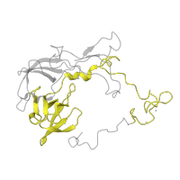 The deposited structure of PDB entry 4v7j contains 2 copies of Pfam domain PF03947 (Ribosomal Proteins L2, C-terminal domain) in Large ribosomal subunit protein uL2. Showing 1 copy in chain AA [auth AD].