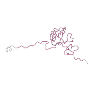 The deposited structure of PDB entry 4v9l contains 2 copies of Pfam domain PF00164 (Ribosomal protein S12/S23) in Small ribosomal subunit protein uS12. Showing 1 copy in chain K [auth AL].