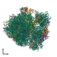 PDB entry 4w2e coloured by chain, front view.