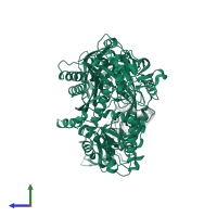 Protein argonaute-2 in PDB entry 4w5r, assembly 1, side view.
