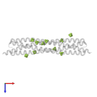 SULFATE ION in PDB entry 4w80, assembly 1, top view.