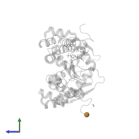 COPPER (II) ION in PDB entry 4wf5, assembly 1, side view.