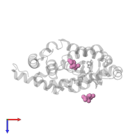 L(+)-TARTARIC ACID in PDB entry 4wlb, assembly 3, top view.