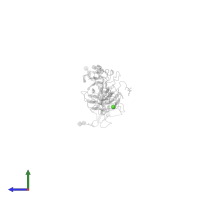 CALCIUM ION in PDB entry 4wnx, assembly 1, side view.