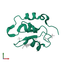 E3 ubiquitin-protein ligase XIAP in PDB entry 4wvs, assembly 1, front view.