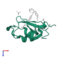 E3 ubiquitin-protein ligase XIAP in PDB entry 4wvs, assembly 1, top view.
