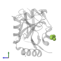 GLYCEROL in PDB entry 4x52, assembly 1, side view.