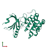 Eukaryotic translation initiation factor 2-alpha kinase 3 in PDB entry 4x7j, assembly 1, front view.