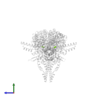 MAGNESIUM ION in PDB entry 4xc6, assembly 1, side view.