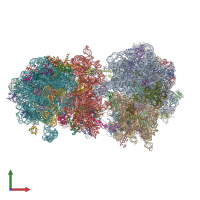 PDB entry 4xej coloured by chain, front view.