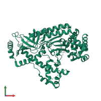 Lethal factor in PDB entry 4xm6, assembly 1, front view.