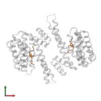Microtubule-associated protein tau in PDB entry 4y3b, assembly 1, front view.