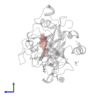 Modified residue TYS in PDB entry 4yes, assembly 1, side view.