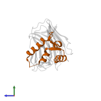 Multiple coagulation factor deficiency protein 2 in PDB entry 4ygb, assembly 1, side view.