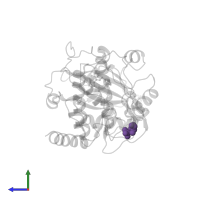 Modified residue TPO in PDB entry 4yxs, assembly 1, side view.