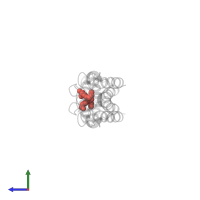 Modified residue BTK in PDB entry 4yyj, assembly 1, side view.