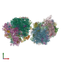 PDB entry 4z3s coloured by chain, front view.